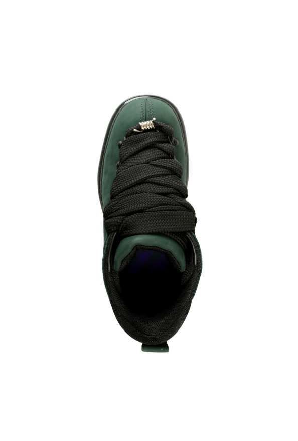 Burberry Men's "Trek Boot" Vine Green Leather Hiking Boots Shoes : Picture 7