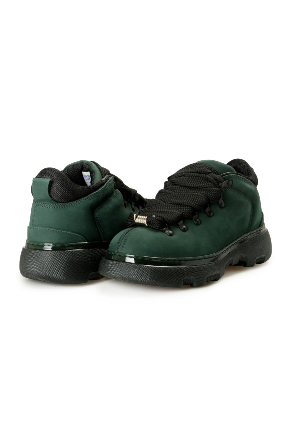 Burberry Men's "Trek Boot" Vine Green Leather Hiking Boots Shoes : Picture 8