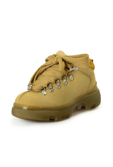 Burberry Women's "Trek Boot" Taupe Leather Hiking Boots Shoes