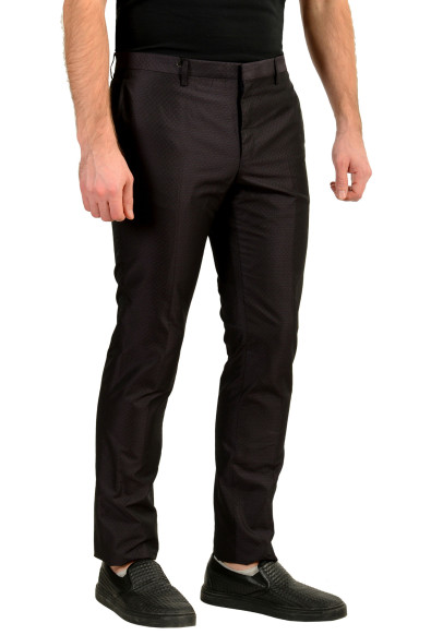 Lanvin Men's Multi-Color Geometric Print Flat Front Dress Pants: Picture 2