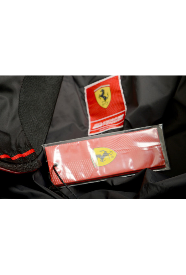 Scuderia Ferrari Women's Black Satin Windbreaker Bomber Jacket: Picture 6