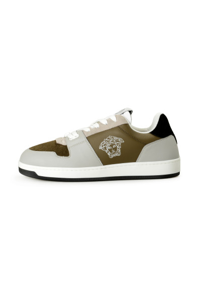 Versace Men's Medusa Logo Multicolor Leather Athletic Sneakers Shoes: Picture 2