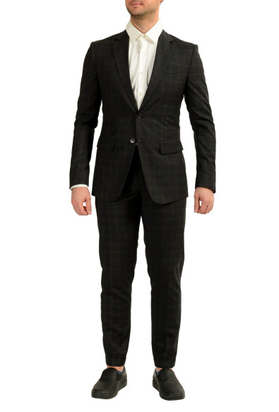 Dsquared2 "Roma" Men's Gray Plaid 100% Wool Two Button Suit