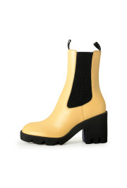Burberry Women's "Stride Chelsea" Leather Heeled Booties Shoes: Picture 2