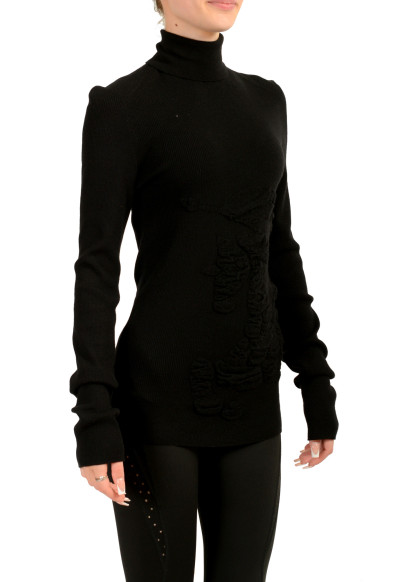 Burberry Women's Black Turtleneck Cashmere Pullover Sweater: Picture 2