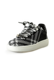 Burberry Women's "Box Knit" IP Check Low Top Sneakers Shoes