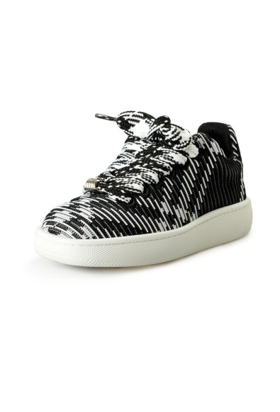 Burberry Women's "Box Knit" IP Check Low Top Sneakers Shoes