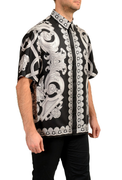 Versace Men's 100% Silk Heritage Print Short Sleeve Shirt: Picture 2
