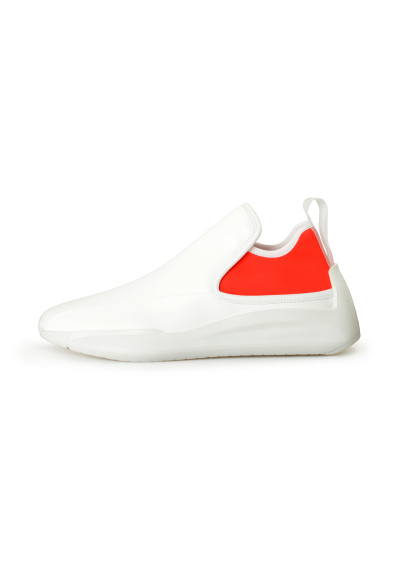 Scuderia Ferrari Fluid White Leather "Driver" Sneakers Shoes : Picture 2