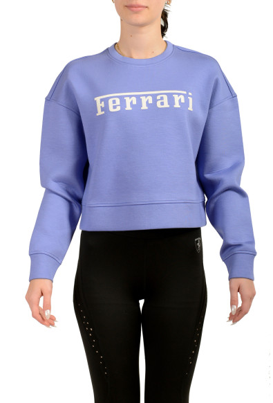 Scuderia Ferrari Women's C-Neck F-Lunga Sweater in Scuba Sweatshirt