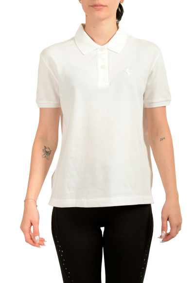 Scuderia Ferrari Women's White Short Sleeve Piquet Polo Shirt