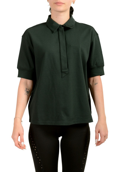 Scuderia Ferrari Women's Forest Green Short Sleeve Polo Shirt