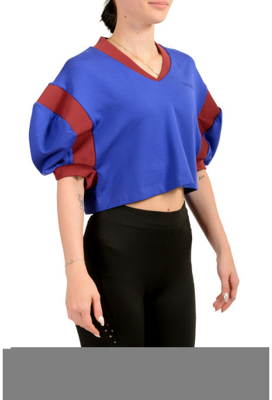 Scuderia Ferrari Women's "Interlock" V-Neck Cropped T-Shirt: Picture 2