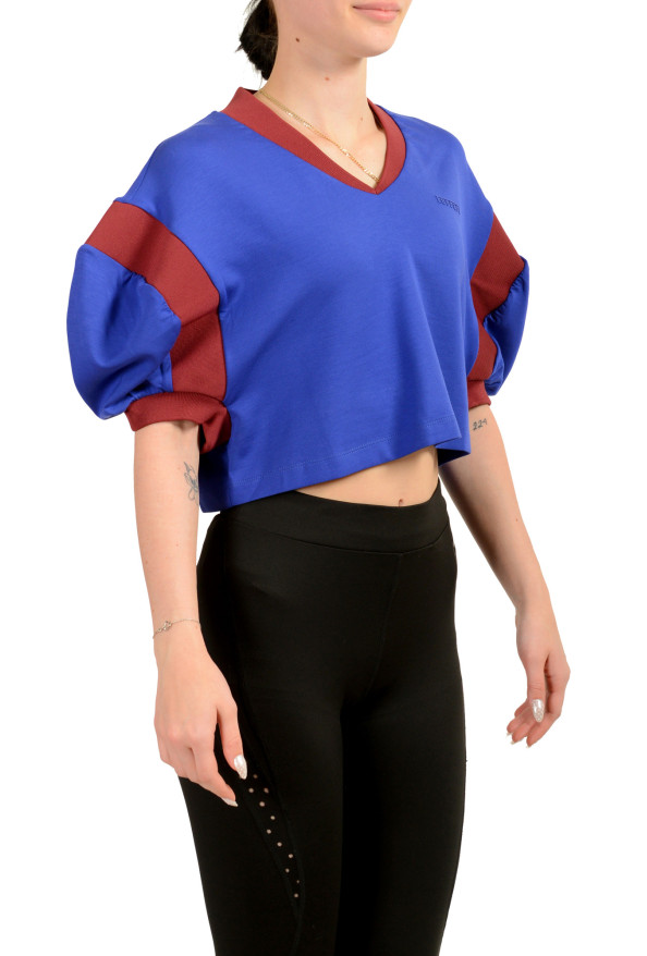 Scuderia Ferrari Women's "Interlock" V-Neck Cropped T-Shirt: Picture 2