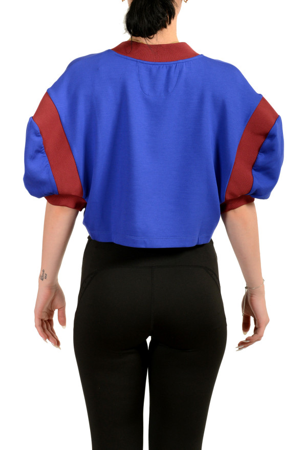 Scuderia Ferrari Women's "Interlock" V-Neck Cropped T-Shirt: Picture 3