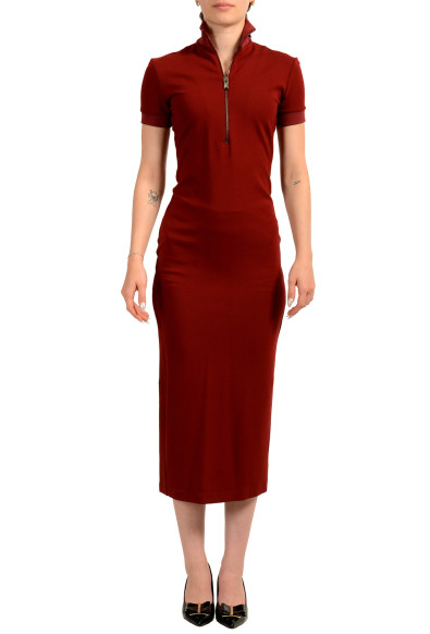 Scuderia Ferrari Women's Vine SS Half Zip Interlock Long Dress