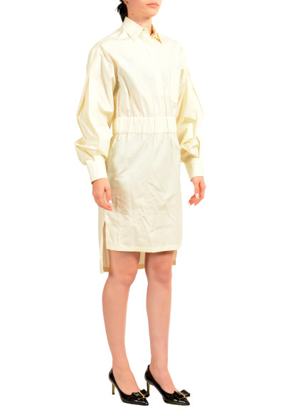 Scuderia Ferrari Women's Ivory Popeline Long Sleeve Dress: Picture 2