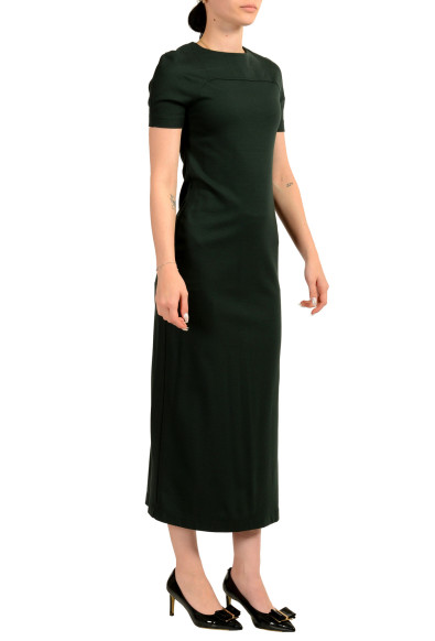 Scuderia Ferrari Women's Forest Green Short Sleeve Stretch Dress: Picture 2