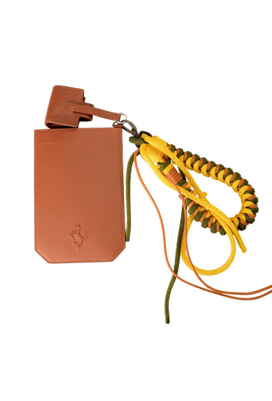 Scuderia Ferrari 100% Leather Wristlet Phone Case and Earphones Case