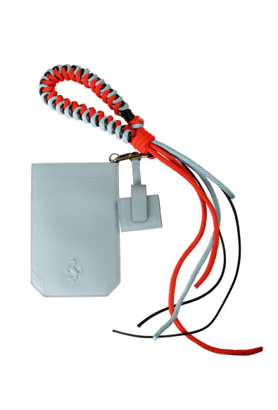 Scuderia Ferrari 100% Leather Wristlet Phone Case and Earphones Case