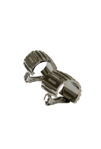 Scuderia Ferrari Silver Color Clip On 100% Brass Earrings: Picture 2