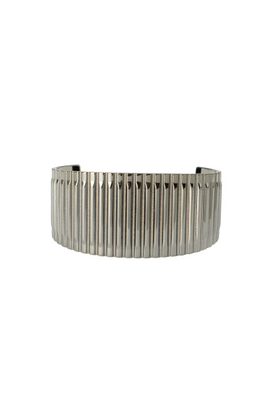 Scuderia Ferrari Silver Color Ruthenium Meccanico 100% Brass Bracelet