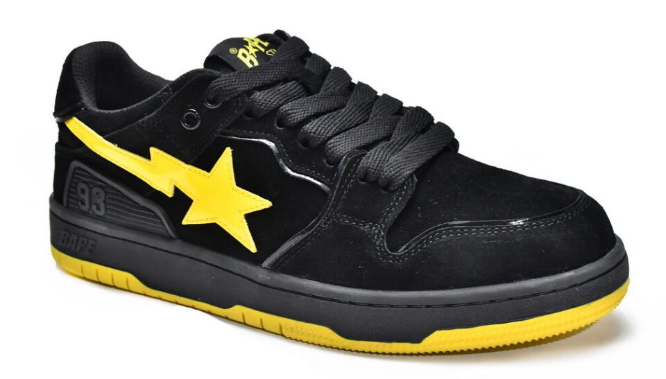 BAPE STA BLACK AND YELLOW