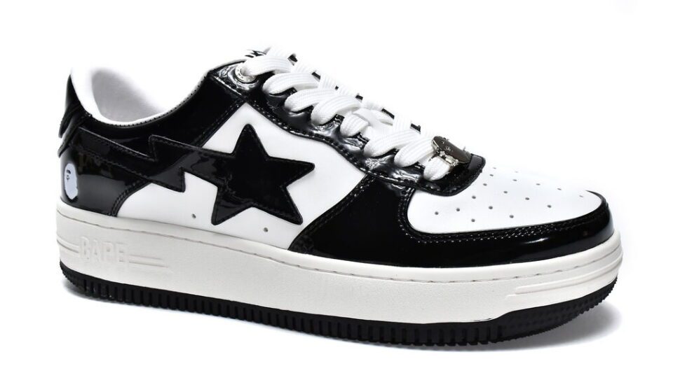 BAPE STA BLACK AND WHITE