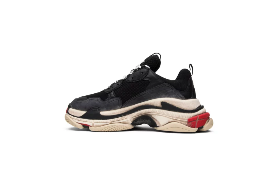 Balenciaga Triple S Sneaker 'Black Red' Reps